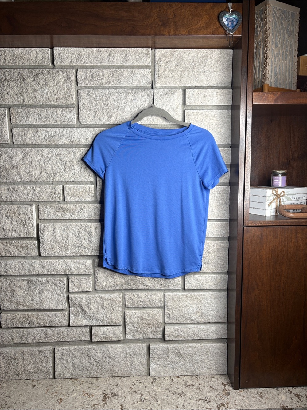 Athletic Works Short-Sleeve Crew Neck Top - Royal Blue